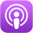 Apple podcasts app logo